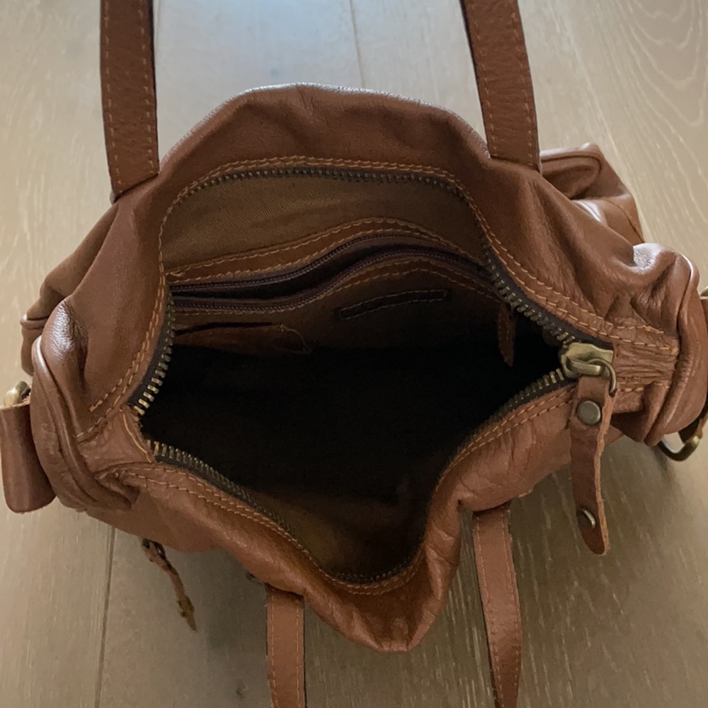 Campomaggi Italian Leather Messenger Bag Purse - Picture 7 of 10